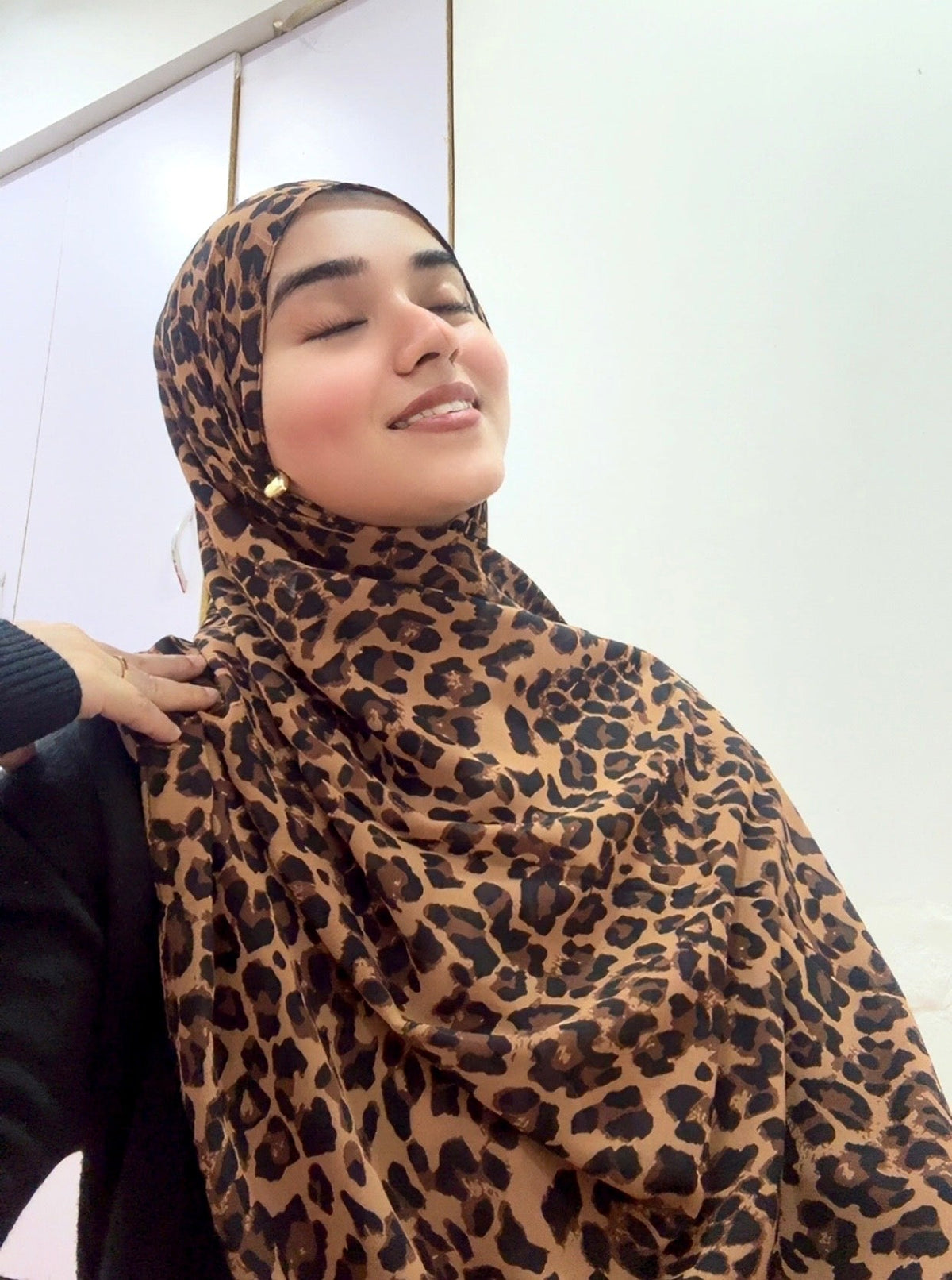 CHEETAH PRINT HIJAB — Only ₹499