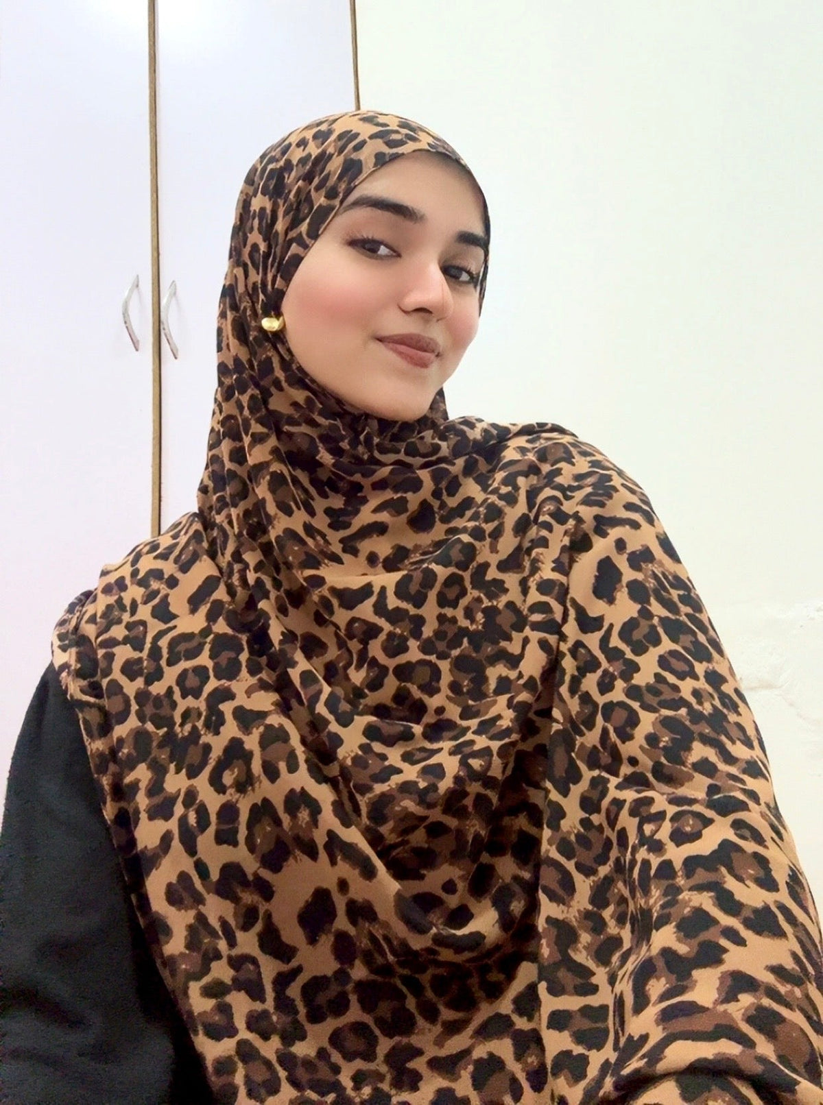 CHEETAH PRINT HIJAB — Only ₹499
