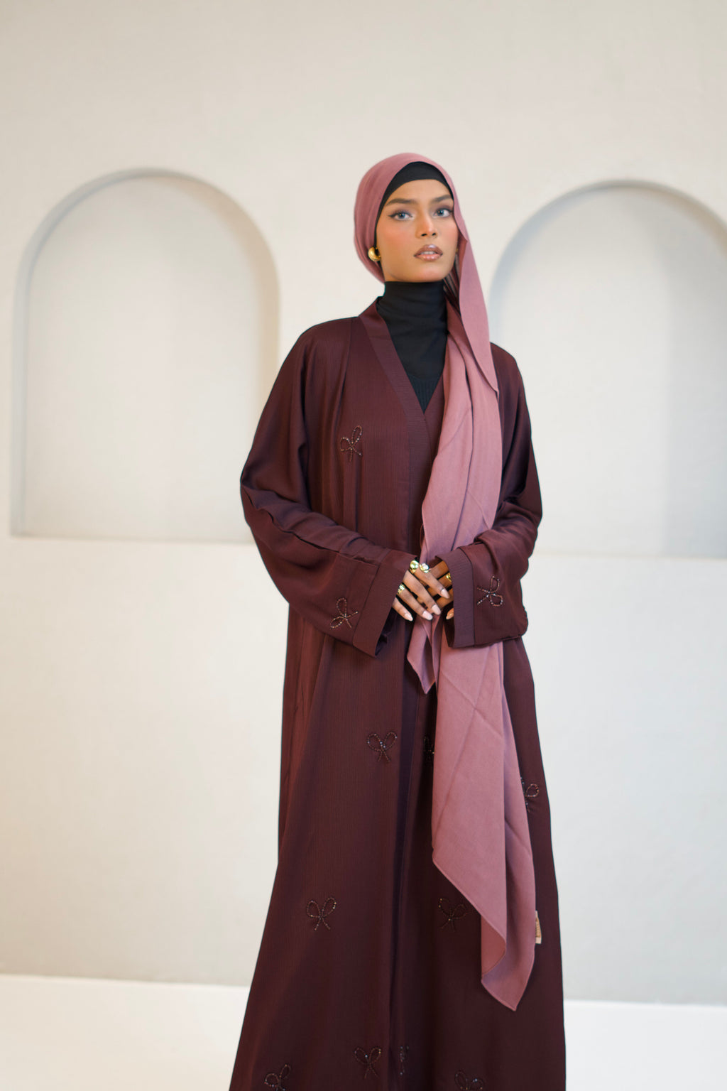COQUETTE ABAYAH - MAROON