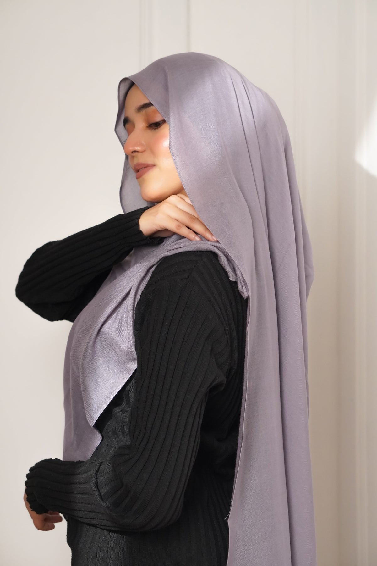 Modal Hijab #16 Gray Purple