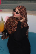 CHEETAH PRINT HIJAB — Only ₹499