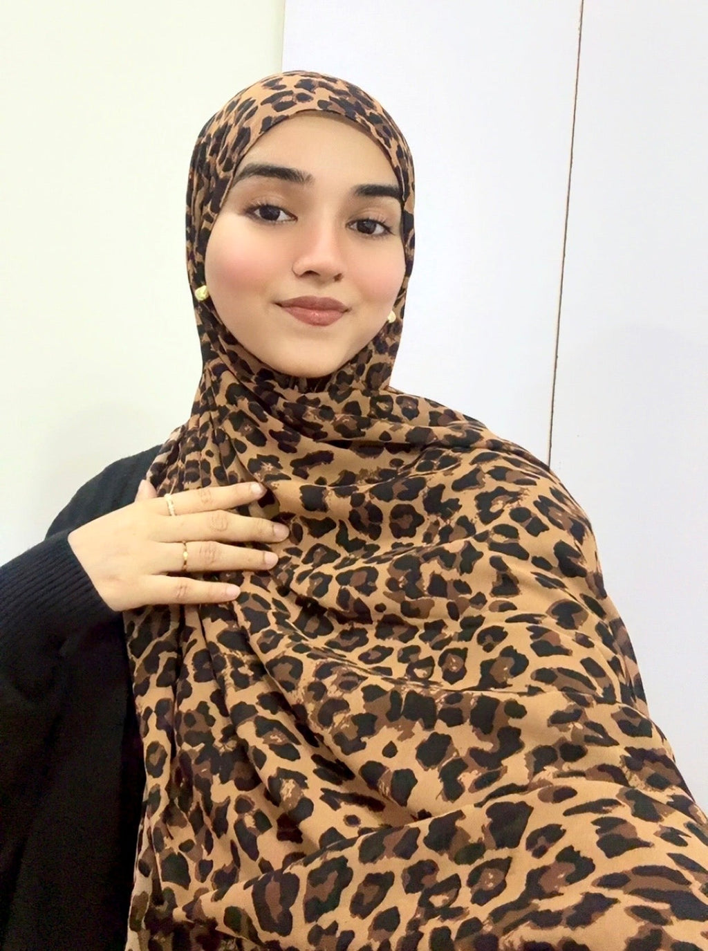 CHEETAH PRINT HIJAB — Only ₹499