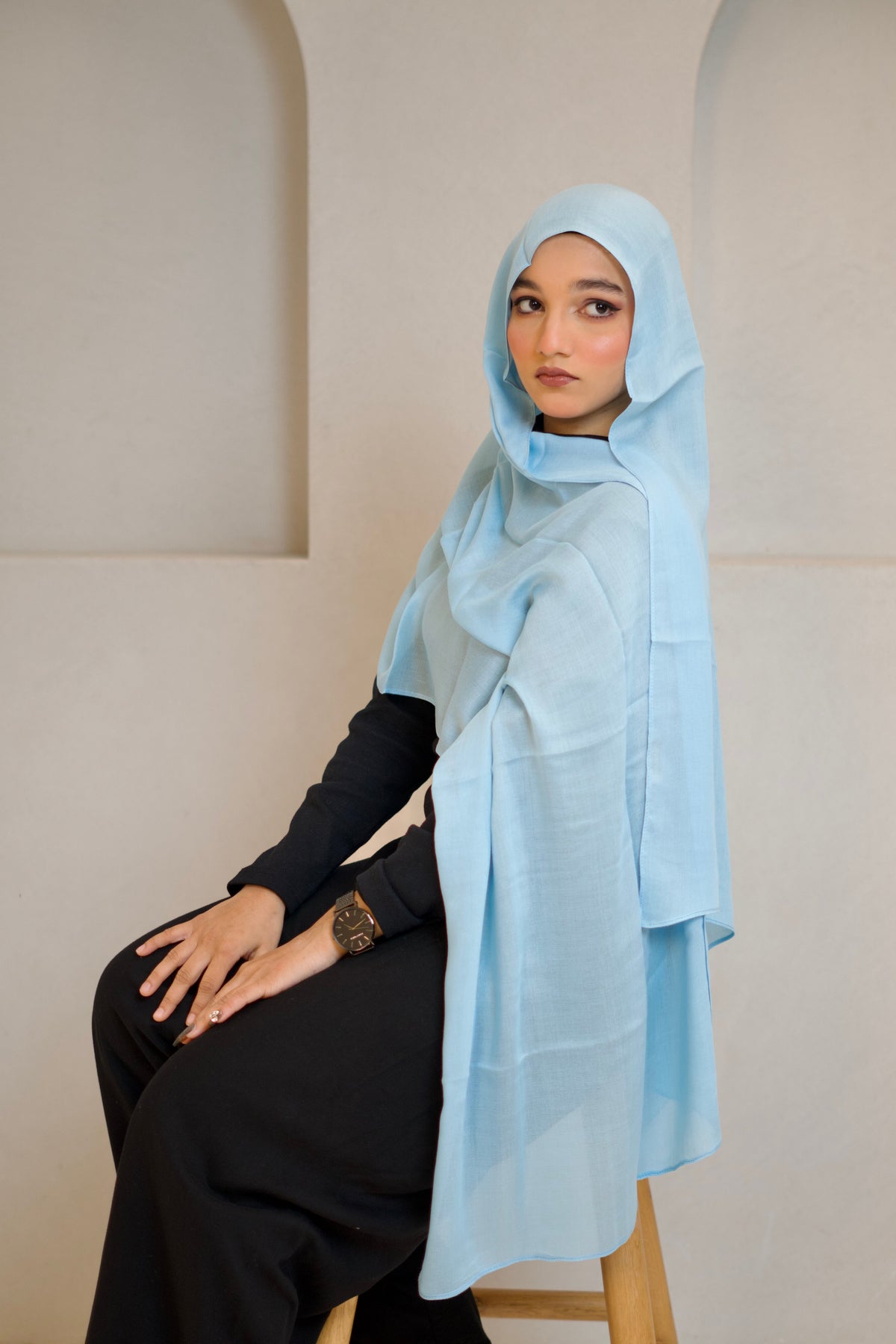 Modal Hijab #33 Pastel Blue