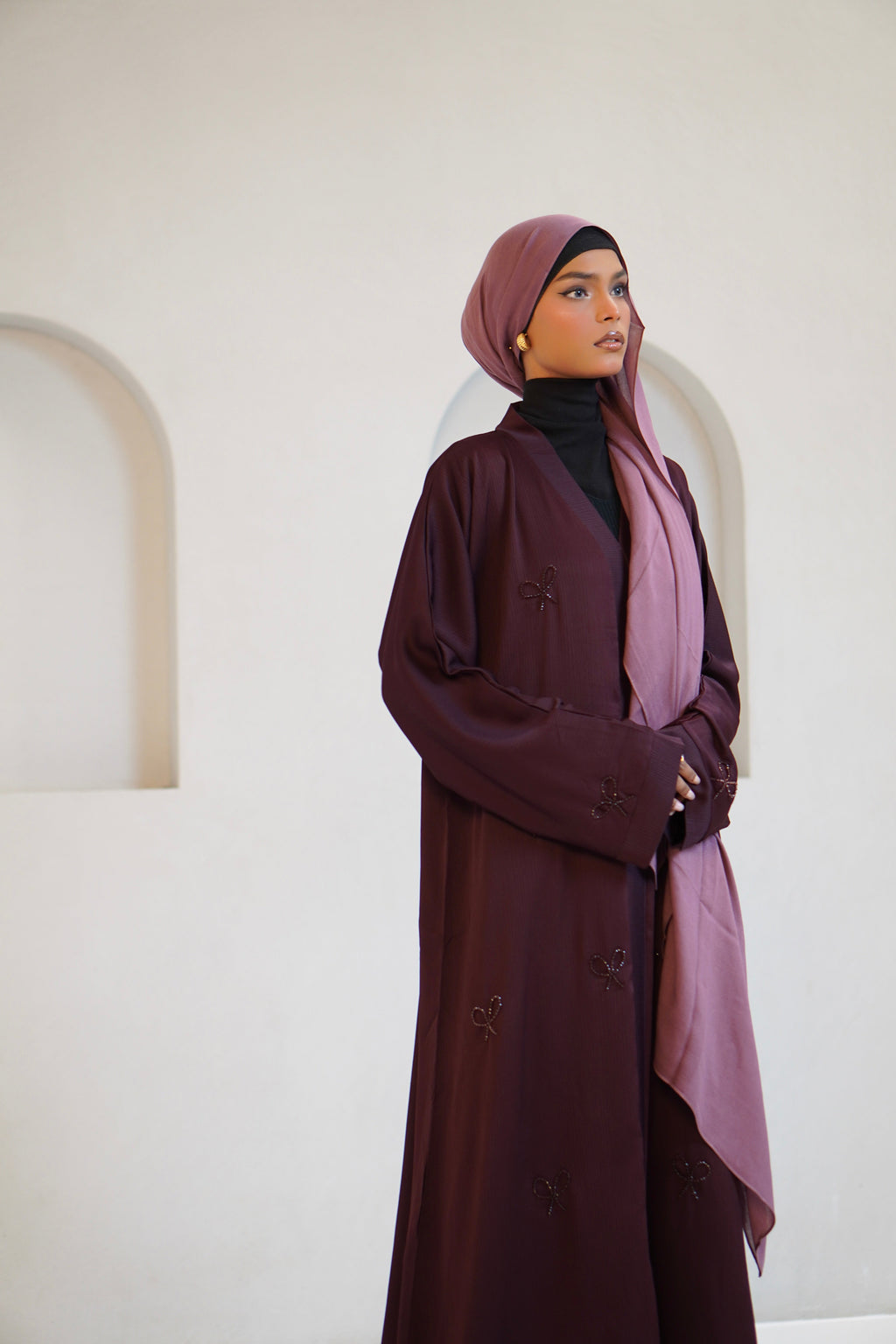 COQUETTE ABAYAH - MAROON