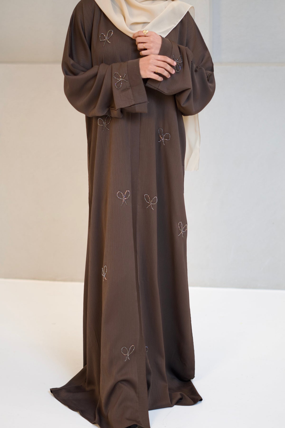 COQUETTE ABAYAH - CHOCOLATE BROWN