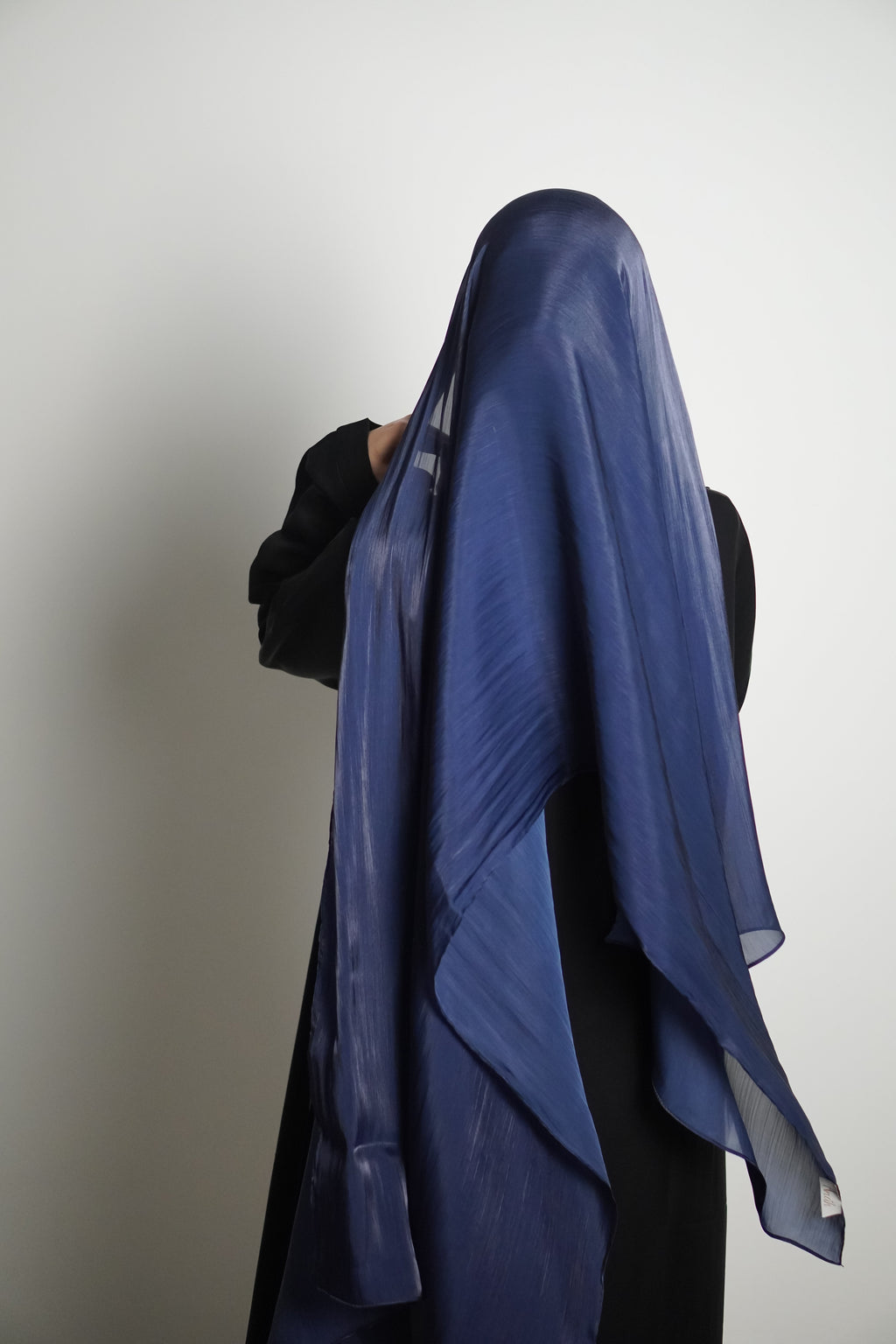 Premium Organza Hijab - Royal Blue