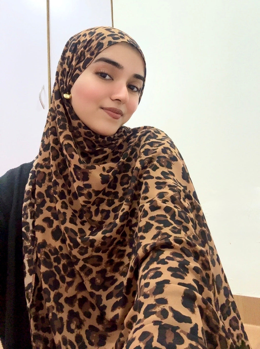 CHEETAH PRINT HIJAB — Only ₹499