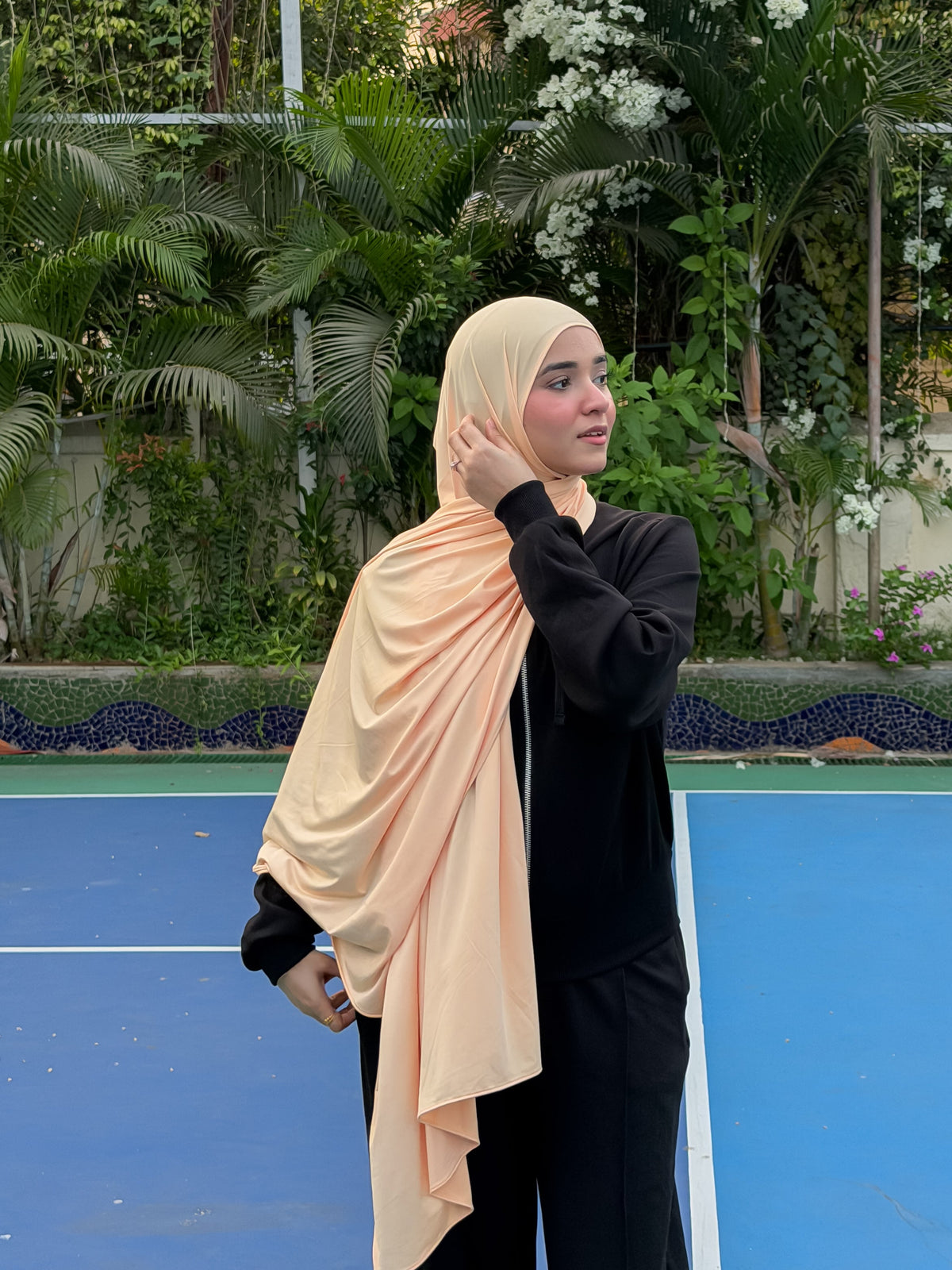Premium Liquid Jersey - Peach Melon